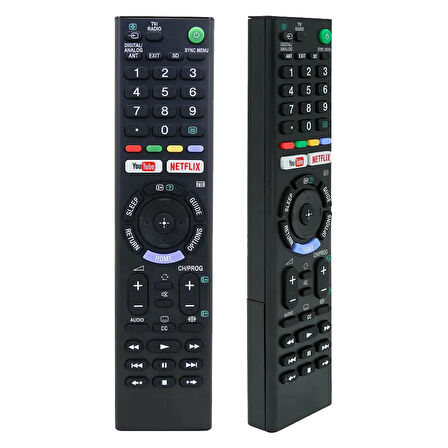 SONY YOUTUBE-NETFLIX TUŞLU LCD LED TV KUMANDA - RMT-TX202P