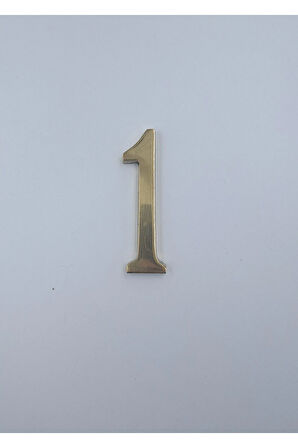 PİRİNÇ RAKAM KAPI NUMARASI 8CM NO:1