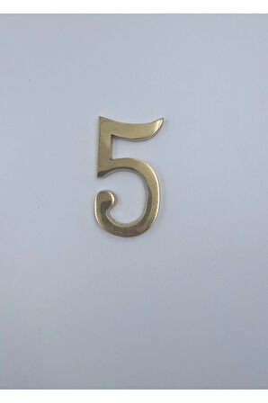 PİRİNÇ RAKAM KAPI NUMARASI 8CM NO:5