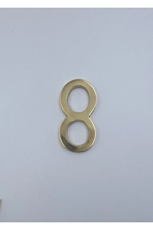 PİRİNÇ RAKAM KAPI NUMARASI 8CM NO:8