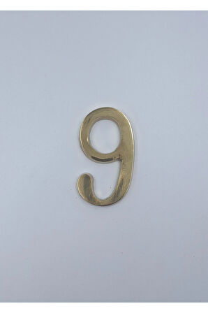 PİRİNÇ RAKAM KAPI NUMARASI 8CM NO:9