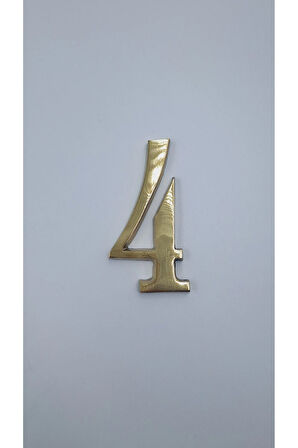 PİRİNÇ RAKAM 10 CM NO:4