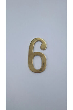 PİRİNÇ RAKAM 10 CM NO:6