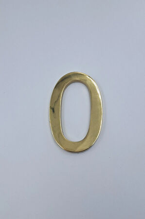 PİRİNÇ RAKAM KAPI NUMARASI 12 CM NO:0