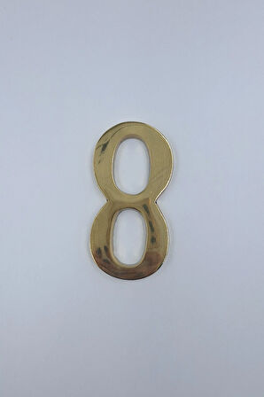 PİRİNÇ RAKAM KAPI NUMARASI 12 CM NO:8