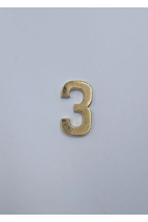 PİRİNÇ RAKAM 3CM NO:3
