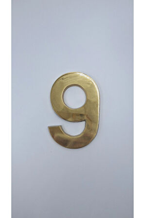 PİRİNÇ RAKAM 15 CM TIRNAKLI NO:9