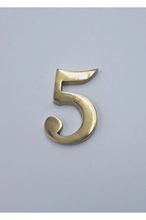 PİRİNÇ DÖKÜM RAKAM 5 CM NO:5