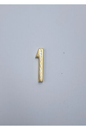 PİRİNÇ DÖKÜM RAKAM 4CM DÜZ NO:1
