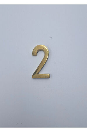 PİRİNÇ RAKAM 4CM DÜZ NO:2