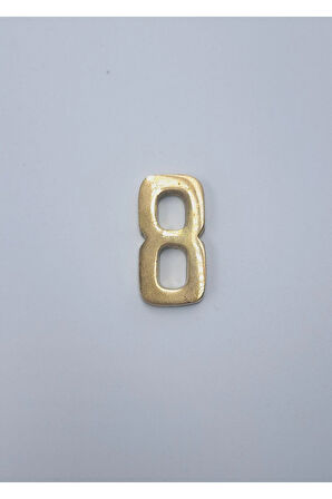 PİRİNÇ RAKAM 4CM DÜZ NO:8