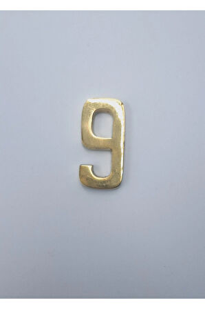 PİRİNÇ RAKAM 4CM DÜZ NO:9