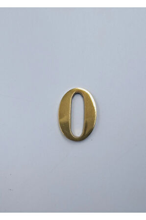 PİRİNÇ RAKAM 4CM TIRNAKLI NO:0