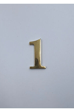 PİRİNÇ RAKAM 4CM TIRNAKLI NO:1