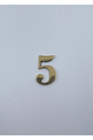 PİRİNÇ RAKAM 4CM TIRNAKLI NO:5