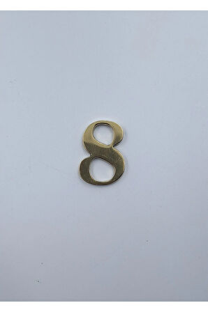 PİRİNÇ RAKAM 4CM TIRNAKLI NO:8