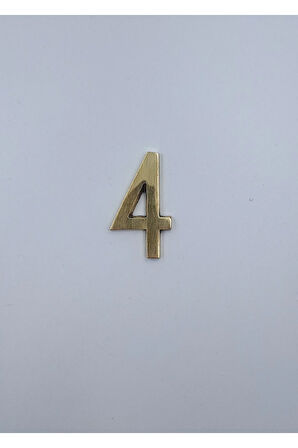 PİRİNÇ RAKAM 5CM DÜZ NO:4