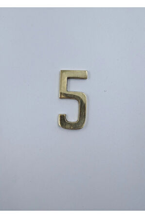 PİRİNÇ RAKAM 5CM DÜZ NO:5