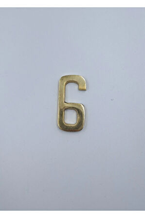 PİRİNÇ RAKAM 5CM DÜZ NO:6
