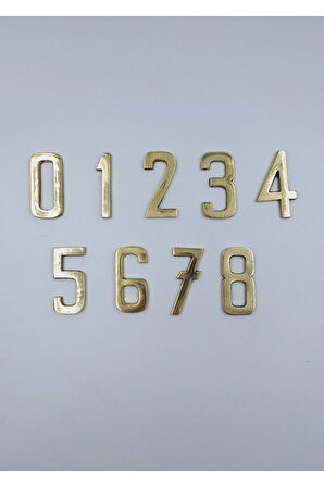 PİRİNÇ RAKAM 5CM DÜZ NO:6