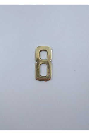 PİRİNÇ RAKAM 5CM DÜZ NO:8