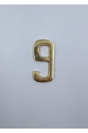 PİRİNÇ RAKAM 5CM DÜZ NO:9