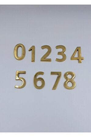 PİRİNÇ RAKAM 6CM DÜZ NO:3