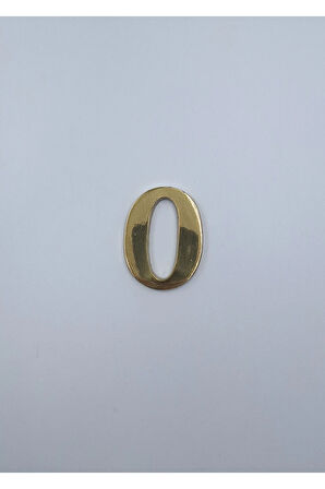 PİRİNÇ RAKAM 6CM TIRNAKLI NO:0