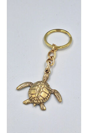 Pirinç Kaplumbağa Anahtarlık