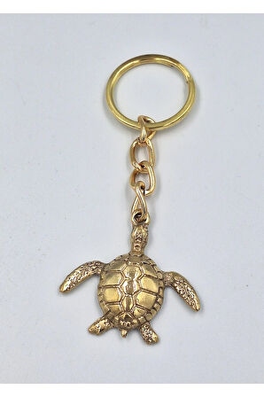 Pirinç Kaplumbağa Anahtarlık