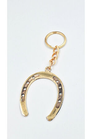 Pirinç At Nalı Anahtarlık (Büyük Boy)