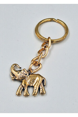 Pirinç Fil Anahtarlık