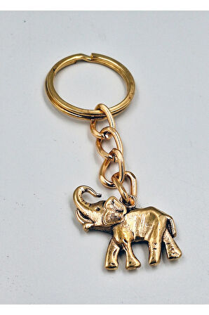 Pirinç Fil Anahtarlık