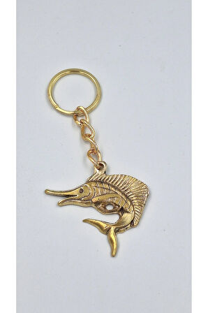 Pirinç Kılıç Balığı Anahtarlık