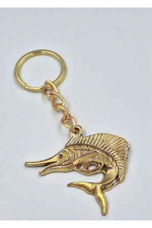 Pirinç Kılıç Balığı Anahtarlık