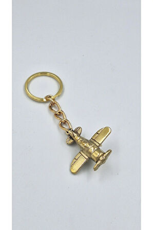 Pirinç Anahtarlık PırPır Uçak