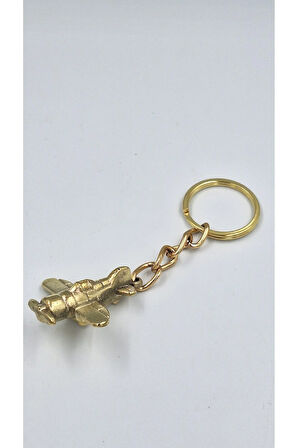 Pirinç Anahtarlık PırPır Uçak