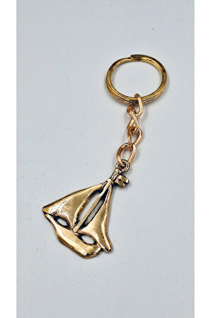 Pirinç Anahtarlık Yelkenli