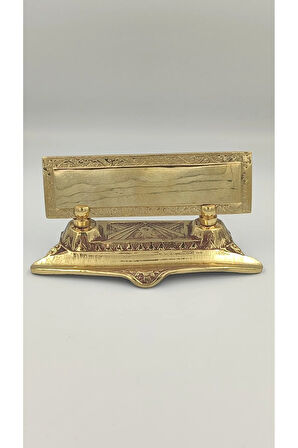 PİRİNÇ MASAÜSTÜ İSİMLİK KALEMLİKLİ