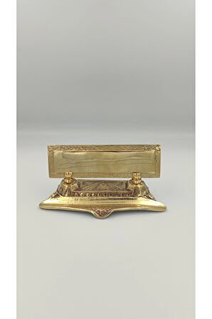 PİRİNÇ MASAÜSTÜ İSİMLİK KALEMLİKLİ