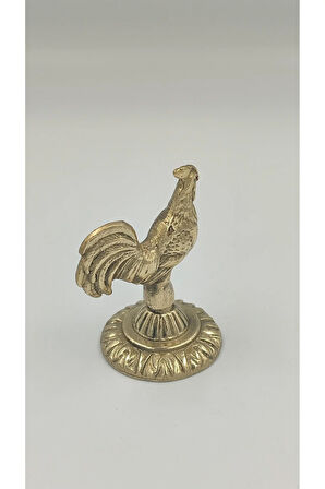 PİRİNÇ DEKORATİF BİBLO HOROZ