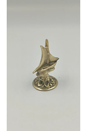 PİRİNÇ DEKORATİF BİBLO YELKENLİ