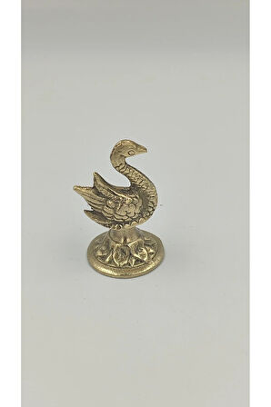 PİRİNÇ DEKORATİF BİBLO KUĞU