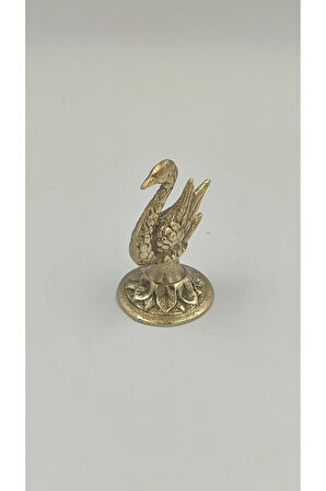 PİRİNÇ DEKORATİF BİBLO KUĞU