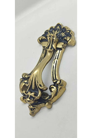 Pirinç Çiçekli Kapı Tokmağı