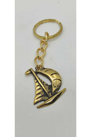 Pirinç Yelkenli Anahtarlık