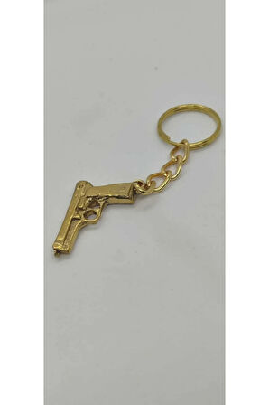 Pirinç Tabanca Anahtarlık