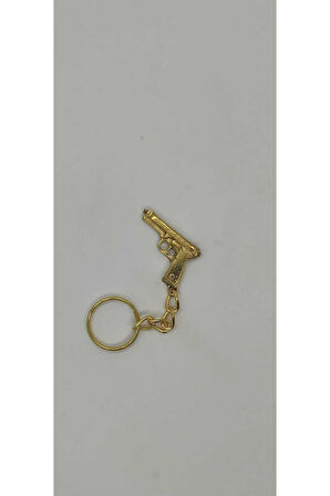 Pirinç Tabanca Anahtarlık