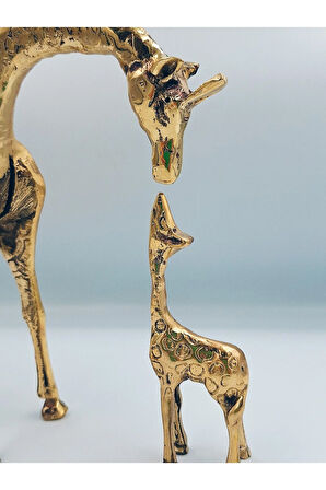 PİRİNÇ ZÜRAFA VE YAVRUSU ( El emeği Ağır Üründür)