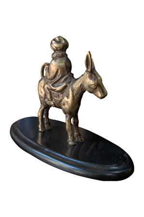 Pirinç Döküm Masa Üstü Biblo Nasrettin Hoca